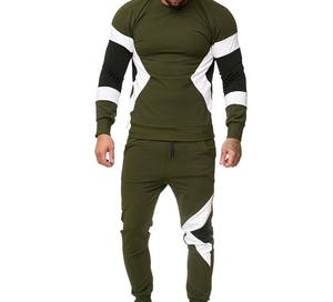 <b>Men</b> <b>Track</b> Suit Slim Fit Zipper <b>Jacket</b> Pants Set Breathable Sportswear Casual Streetwear Full Sleeve Training Gym Fitness Two - Product Image 2