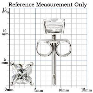 Orecchini in Argento Sterling 925 Rodiato 0W158 con Zirconi Cubici Trasparenti di Grado AAA - Categoria Prodotto: Piatti e Dischi - Product Image 2