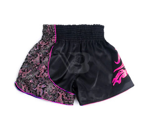 Best Quality Polyester Modern Muay Thai <b>Black</b> <b>Shorts</b> Boxing Fighting <b>Shorts</b> <b>Men</b> Women Youth Adult Sizes - Product Image 2