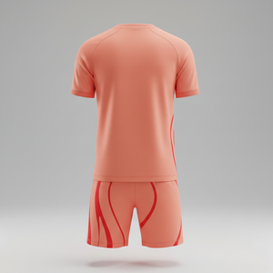 ชุดฟุตบอลแบบยูนิเซ็กซ์พร้อมกางเกงขาสั้น ชุดสองชิ้น Endurance Elite ชุดฝึกซ้อมฟุตบอล แห้งเร็ว ชุดกีฬา รับผลิตตามแบบ OEM - Product Image 2