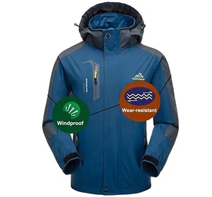 แจ็กเก็ตนักบินชายผ้าคอตตอนผ้าหนาให้ความอบอุ่นเสื้อกันลมไซส์ใหญ่ - Product Image 3