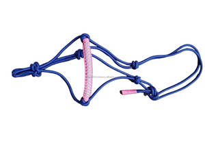 เชือกม้าสำหรับนักขี่ม้าสายรัดจมูกแบบสะท้อนแสงแบบพกพาดีไซน์แฟนซีหนา8มม. - Product Image 2