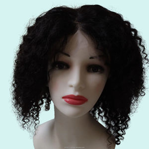 Hermosa peluca de cabello humano rizado y corto de 8 a 16 pulgadas, pelucas con frente de encaje para mujeres negras, cabello virgen vietnamita. - Product Image 2