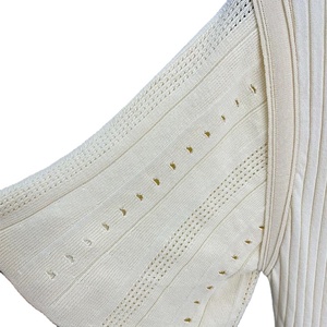 Été Printemps Nouveau Parfum Français Élégant Robe Tricotée Minceur Haut de Gamme Robe Tricotée Creuse Minceur Queue de Poisson - Product Image 3