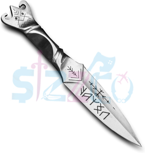 Couteau Viking en acier carbone de haute qualité, fait main, forgé, pour la chasse, le camping, le bushcraft, lame fixe, fournisseur OEM, cadeau idéal - Product Image 2