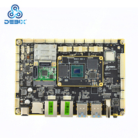 Carte porteuse DEBIX SOM A I/O 6USB 2Gigabit RJ45 combinant solution industrielle de contrôle IoT multimédia pour DEBIX SOM A
