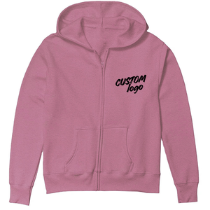 Sudadera con capucha unisex personalizada, de corte regular, con cremallera, de alta calidad, estilo urbano, ecológica, con estampado digital ODM. - Product Image 3