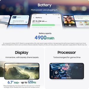โทรศัพท์มือถือ Samsung Galaxy S25 FE (2025), สมาร์ทโฟน AI ความจุ 256GB, หน้าจอขนาดใหญ่, แบตเตอรี่ 4900mAh, กล้องความละเอียดสูง - Product Image 2