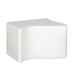 Modern White GFRC Eco-Friendly Durable <b>Nesting</b> <b>Coffee</b> <b>Table</b> <b>Set</b> with Minimalist Design for Living Room Furniture - Product Image 3
