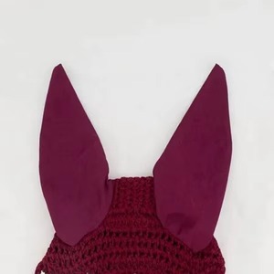 Bonnet d'oreille pour cheval, anti-mouches, design élégant, personnalisable avec logo, pour l'équitation, en vente - Product Image 5