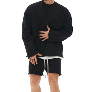 Premium 100% Cotton Mens Heavyweight Sweatshirt for Custom Logo Streetwear & Bulk Wholesale - Product Image 6