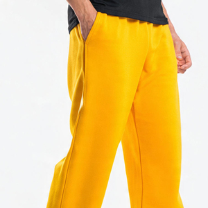 Pantalon de jogging 100 % coton pour homme, personnalisable avec logo, en molleton respirant, décontracté, vente en gros - Product Image 2