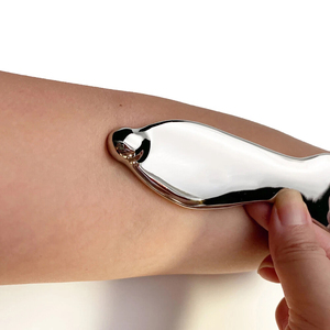 Raspadores Gua Sha de Acero Inoxidable 304, Cuchillo Miofascial, Masajeador Relajante Muscular, Raspadores con Forma de Pez de 46*135 mm - Product Image 5