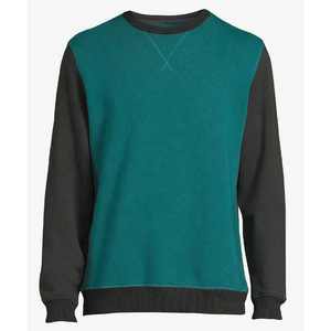 Sweat-shirts en molleton anti-rides à col rond et manches longues pour hommes, 100 % coton biologique, grandes tailles, dernier design 2026, vente en gros - Product Image 3