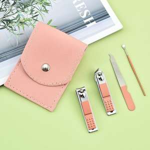 Kit de Manicura y Pedicura Profesional de Acero Inoxidable de Alta Calidad, 4 Piezas, Mini Cortaúñas Portátil - Product Image 5