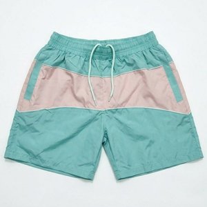 Conjunto de Chaqueta Corta y Pantalones Cortos Deportivos Personalizados de Dos Piezas, con Bordado, Cierre de Cremallera, Nailon y Poliéster, Ropa Deportiva Urbana para Hombre - Product Image 4