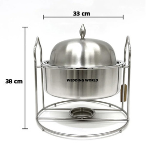 Olla de Acero Inoxidable con Acabado Mate, Diseño Moderno, de Alta Calidad, para Mantener la Comida Caliente - Product Image 1