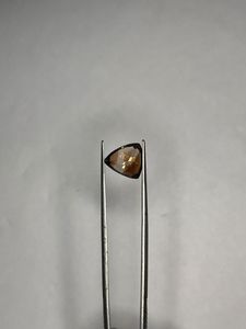 Topacio Imperial Natural Bio Color, Gema Facetada en Forma de Trillón para Joyería, India - Product Image 3