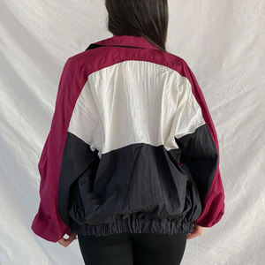 Chaqueta Cortavientos Impermeable de Lona de Alta Calidad para Hombre, Estilo Años 80 y 90, Color Sólido, Cuello Alto, Logotipo Frontal, Secado Rápido, con Capucha, para Actividades al Aire Libre - Product Image 2