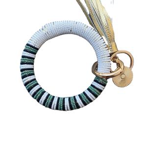 พวงกุญแจยูนิเซ็กซ์สุดหรูทำมือลูกปัดปักหลากสีเครื่องประดับแฟชั่นอินเทรนด์ดีไซน์ใหม่สำหรับงานแต่งงาน - Product Image 4