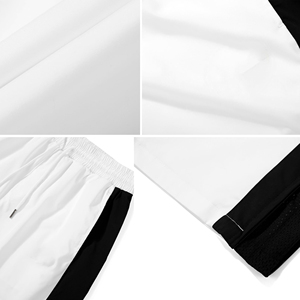 Pantalones Deportivos de Pierna Ancha Recta con Bolsillos, Estilo Casual, de Felpa de Lana de 400 GSM, Ajustables con Cordón, de Secado Rápido y Transpirables para Hombre - Product Image 3