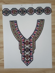 Fashionable Hand-Embroidered Neck Designs for <b>Tops</b> and Dresses – Intricate Floral and Abstract Patterns, Custom Orders Available - Product Image 3