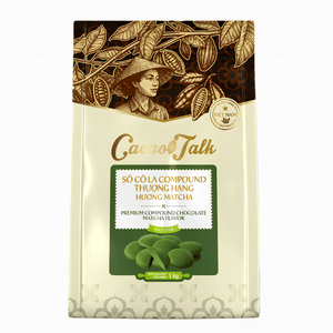 Chocolat Composé au Matcha en Boutons de Cacao 1KG HALAL pour la Pâtisserie, le Revêtement et le Remplissage – Vente en Gros, Fabricant OEM/ODM, Fournisseur International - Product Image 1