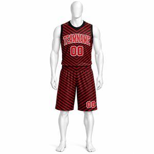 Uniforme de basket-ball pour hommes, personnalisé, sublimé, grande taille, imprimé, respirant, à séchage rapide, sans manches, 100% polyester - Product Image 6
