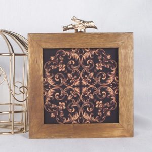 Bolso de Mano de Plástico con Efecto Mármol, Hecho a Mano, Clásico, Elegante y Duradero, con Correa de Cadena Magnética y Pedrería, de Skill Artisan, Nueva Tendencia - Product Image 6