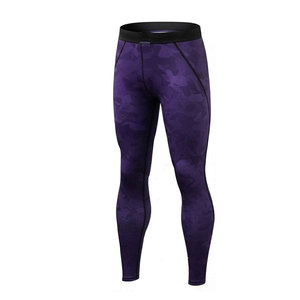 Traje de Compresión para Hombre, Diseño Sólido con Logotipo Frontal, Tejido Transpirable de Secado Rápido, Ropa Deportiva para Entrenamiento - Product Image 3