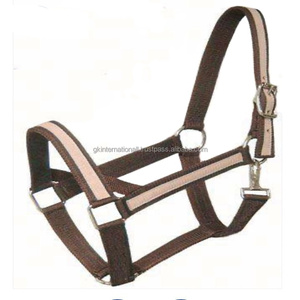 Licou de cheval Durable Simple de mode de haute qualité avec du matériel en laiton ou en acier inoxydable licou de cheval en Nylon moderne - Product Image 1