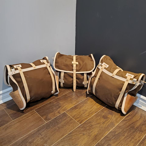 Vintage 100% Genuine Cowhide Leather <b>Men's</b> High Level Quality French Napoleon With <b>Backpack</b> Belts - Product Image 4