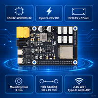 Carte de commande moteur moyeu DDSM400 6 canaux ESP32 2.4G WiFi Type C UART JSON SDK pour robot mobile 4 roues motrices 6 roues motrices