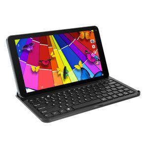 Teclado inalámbrico ultraportátil con soporte integrado compatible con KOCASO MX1080 e INova EX1080 en color plateado - Product Image 3