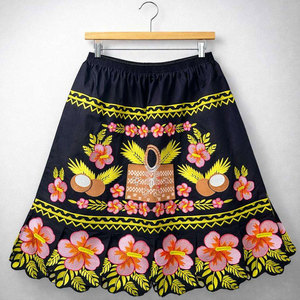 Fashion Wear Women Embroidery <b>Skirts</b> Party Wear OEM Service Breathable Women Embroidery <b>Skirt</b> - Product Image 1
