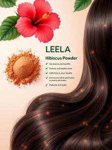 Poudre d'hibiscus (Hibiscus rosa-sinensis) la plus vendue – Achetez auprès d'un fournisseur indien - Product Image 3