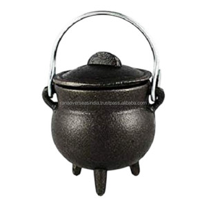 Pequeño Caldero de Hierro Fundido para Quemador de Incienso, Quemador de Lobán, Quemador de Carbón - Product Image 3