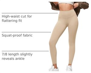 Leggings de Cintura Alta para Mujer, Control de Abdomen, Elásticos, para Yoga, Ejercicio, Gimnasio, Running, Entrenamiento, Transpirables, Cómodos, Ropa Deportiva - Product Image 6