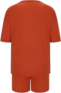 Conjuntos de Dos Piezas para Mujer con Logotipo Personalizado, Ropa de Verano, Camisetas y Pantalones Cortos, Ropa Casual, Conjunto de Pantalones Cortos de Dos Piezas - Product Image 5