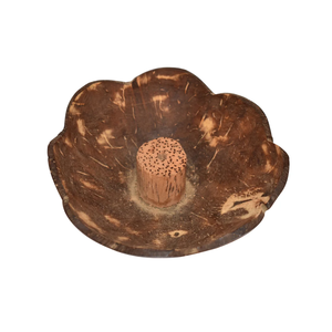 Porte-encens artisanal en coquille de noix de coco, design unique, support pour bâtonnets d'encens, cadeau pour les inaugurations de maisons, Diwali, du Vietnam - Product Image 2