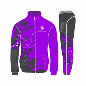 Survêtement homme en polyester, design OEM, sweat à capuche zippé et pantalon de jogging, haute qualité, sublimation, à vendre - Product Image 5