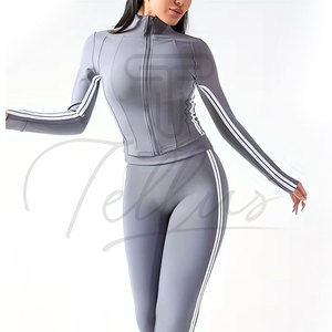 Ensembles de yoga 5 pièces grande taille à séchage rapide et respirants pour femmes – Nouveau design élégant pour le fitness et la gym - Product Image 3