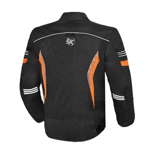 เสื้อแจ็คเก็ตมอเตอร์ไซค์สำหรับขี่แข่งแบบยูนิเซ็กซ์ แบรนด์ขายส่ง คุณภาพสูง ผลิตจากผ้า % เท็กซ์ไทล์ กันลม พิมพ์ลายสำหรับแข่งรถ - Product Image 2