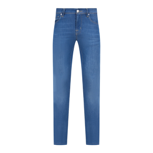 Jean en denim personnalisé de qualité supérieure pour homme, coupe crayon, avec fermeture éclair spéciale, faible MOQ - Product Image 4