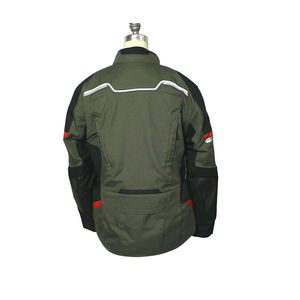 Veste de moto vintage pour homme en Cordura ignifuge et respirante, grande taille, doublure en coton, style motard de course - Product Image 4