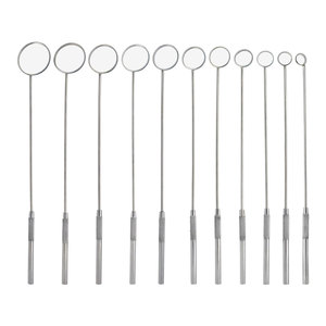 Espejos Dentales Laringeos Esterilizables con Mango, Juego de 11 Piezas de Instrumentos Quirúrgicos de Acero Inoxidable Alemán - Product Image 1