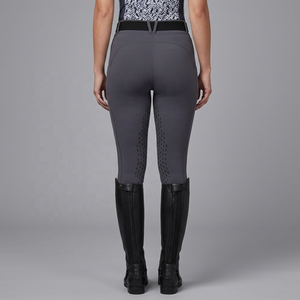 TESSUTO Pantalon d'équitation d'hiver pour femme, imprimé, doublé polaire, taille haute, extensible dans quatre directions, sans coutures, avec assise intégrale en silicone - Product Image 2