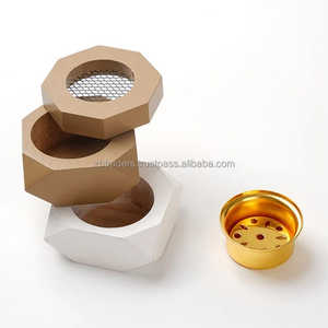 เตาเมบคาร่าอีพอกซีทำด้วยมือไม้หรูหราสำหรับใส่ถ่านและน้ำมันหอมระเหยพร้อมดีไซน์ดาวโป๊ยกั๊ก - Product Image 2