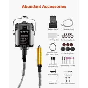 Smerigliatrice Elettrica a Flessione da 1200W, 30.000 RPM, Macchina per Incisione Multifunzione, Set di 31 Utensili per Incisione - Product Image 4