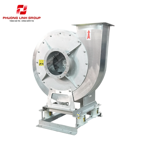 Ventilador Centrífugo de Acero Inoxidable con Motor de CA Montado en Ducto, Color Plateado, para Ventilación Industrial, Grupo Phuong Linh - Product Image 1